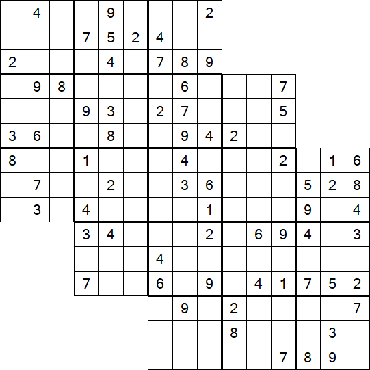 Tripledoku - Difficile