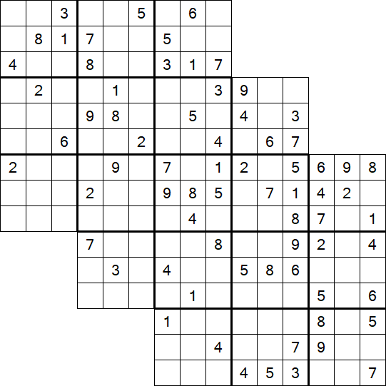 Tripledoku - Difficile