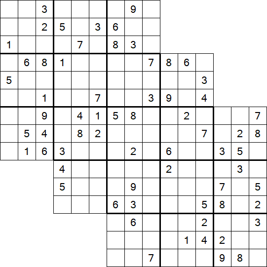 Tripledoku - Difficile