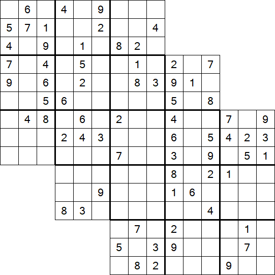 Tripledoku - Difficile