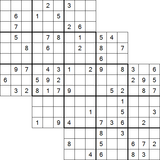 Tripledoku - Difficile