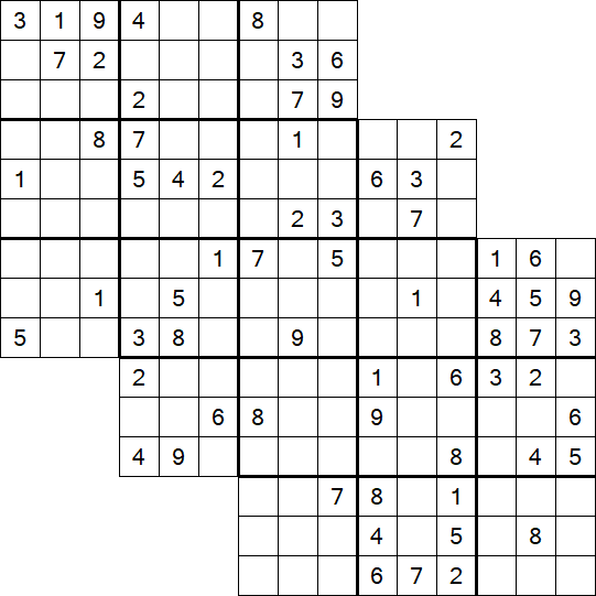 Tripledoku - Difficile