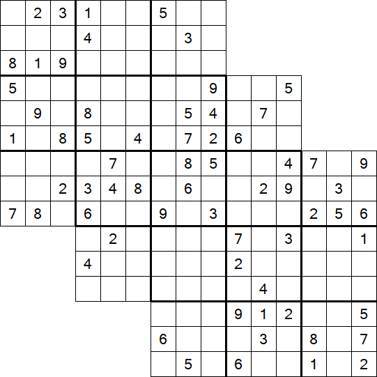 Tripledoku - Difficile