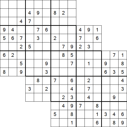 Tripledoku - Difficile