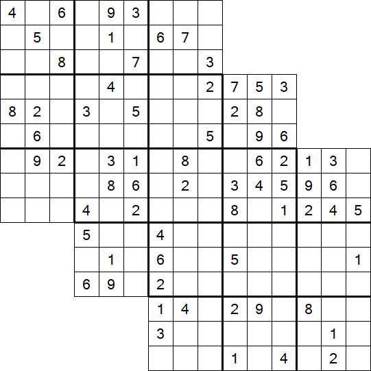 Tripledoku - Difficile