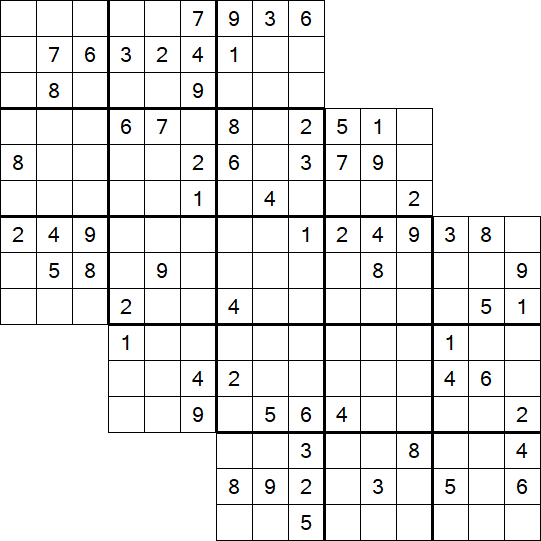 Tripledoku - Difficile