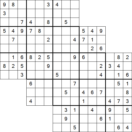 Tripledoku - Difficile