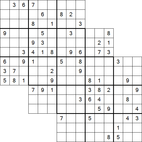 Tripledoku - Difficile