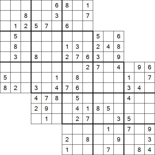 Tripledoku - Difficile