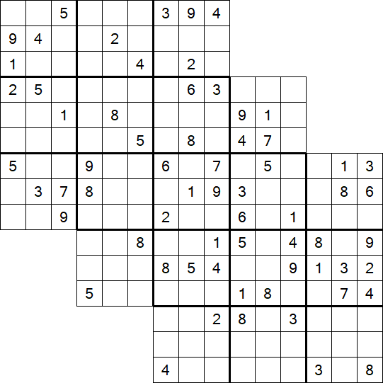 Tripledoku - Difficile