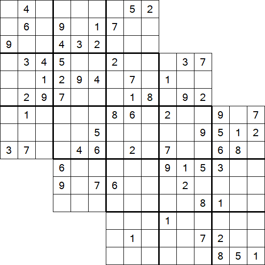 Tripledoku - Difficile