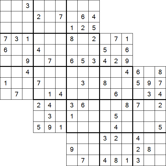 Tripledoku - Difficile