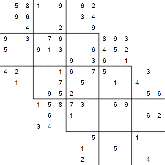 Tripledoku - Difficile