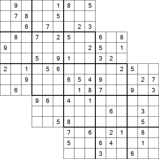 Tripledoku - Difficile