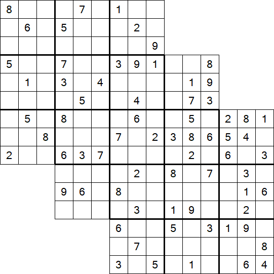 Tripledoku - Difficile