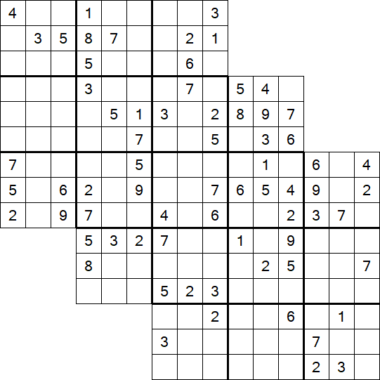 Tripledoku - Difficile