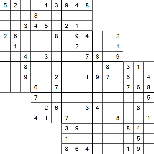 Tripledoku - Difficile