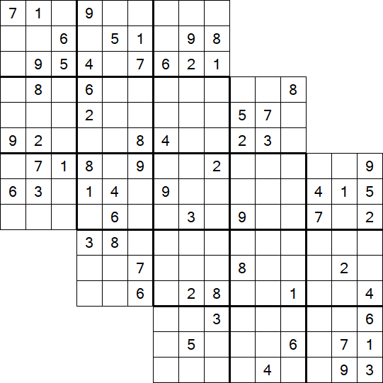 Tripledoku - Difficile