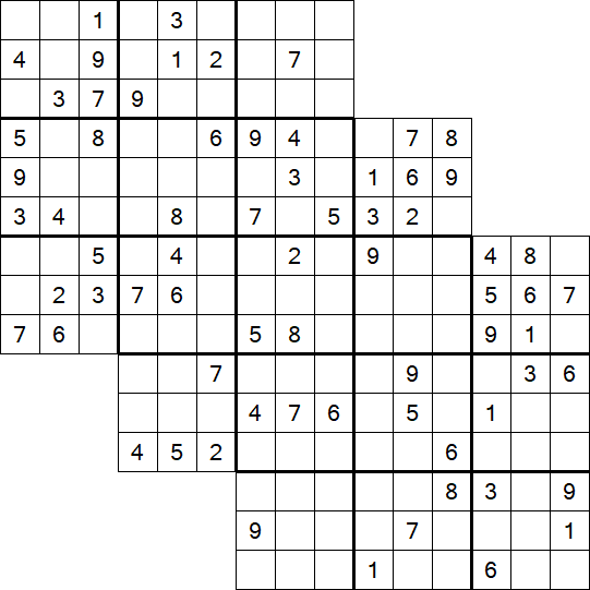 Tripledoku - Difficile