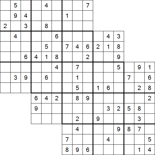 Tripledoku - Difficile