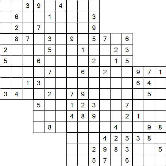 Tripledoku - Difficile