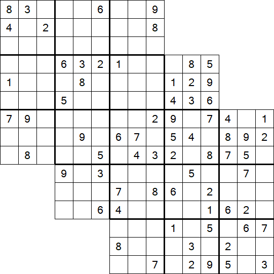 Tripledoku - Schwierig