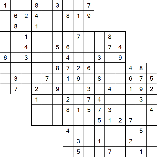 Tripledoku - Schwierig