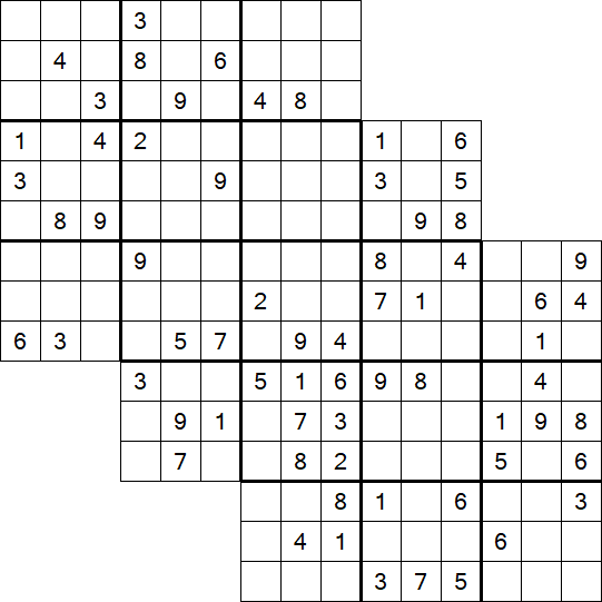 Tripledoku - Difficile