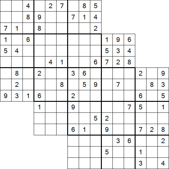 Tripledoku - Difficile