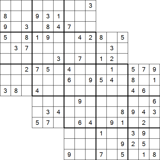 Tripledoku - Difficile