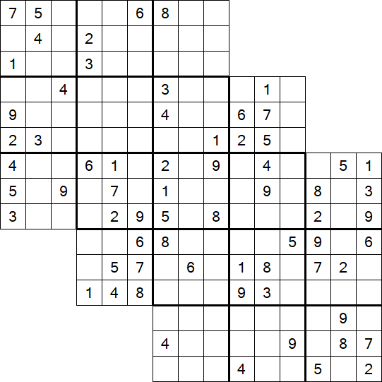 Tripledoku - Schwierig