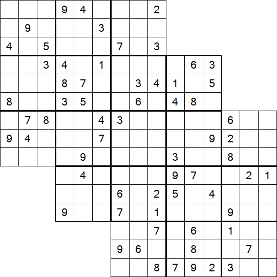 Tripledoku - Schwierig