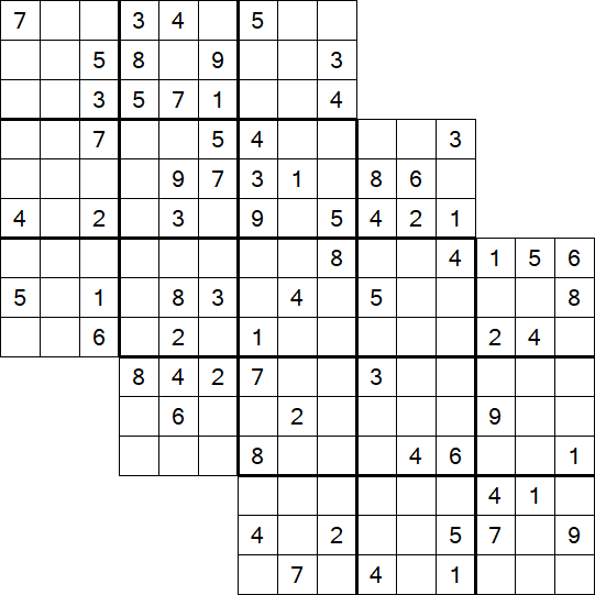 Tripledoku - Difficile