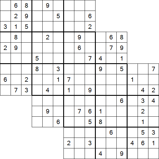 Tripledoku - Difficile