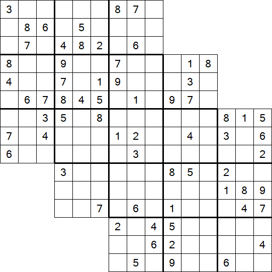 Tripledoku - Difficile