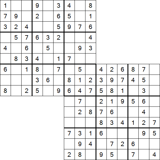 Twodoku - Easy