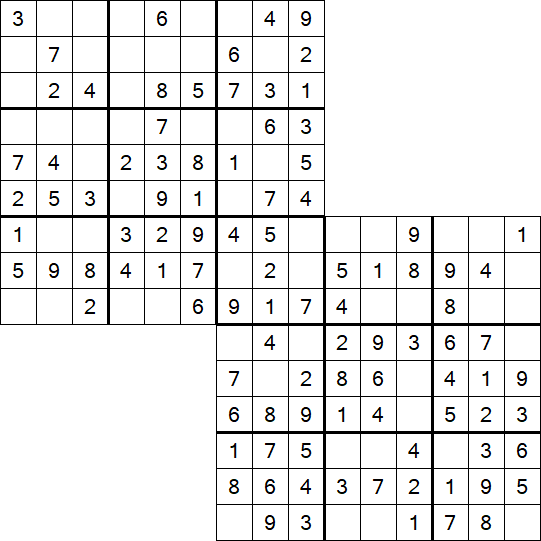 Twodoku - Easy