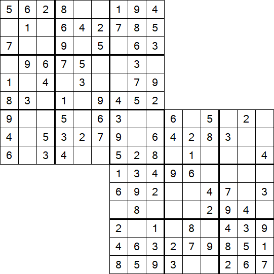 Twodoku - Easy
