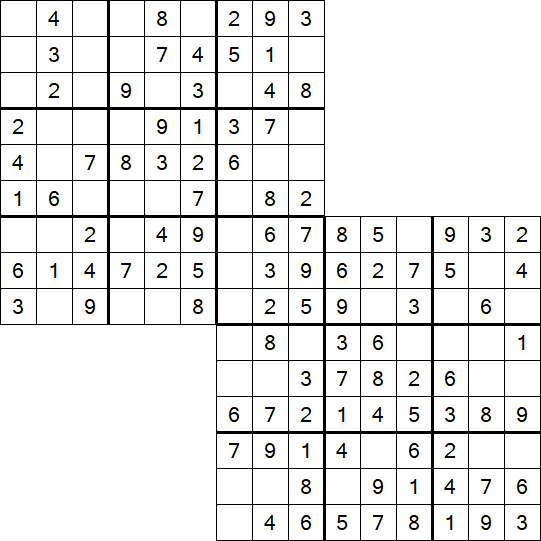 Twodoku - Easy