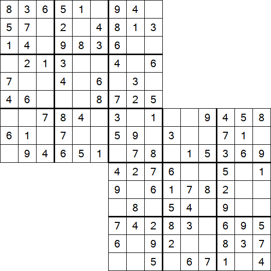 Twodoku - Easy
