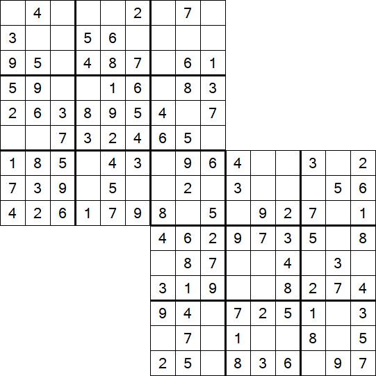 Twodoku - Easy