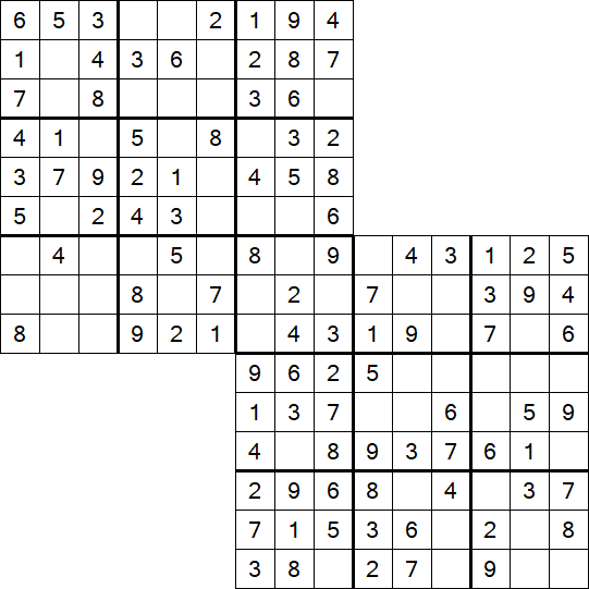 Twodoku - Easy