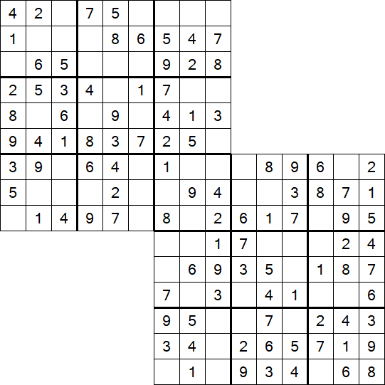 Twodoku - Easy