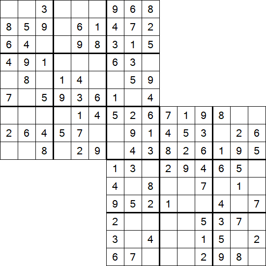 Twodoku - Easy