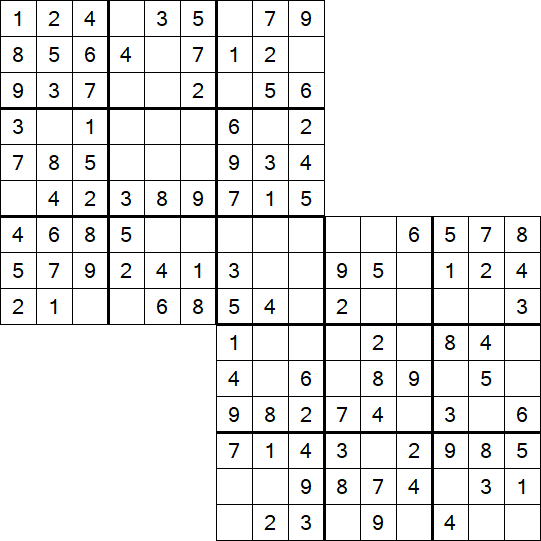 Twodoku - Easy