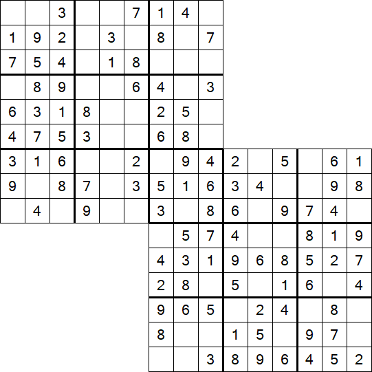 Twodoku - Easy