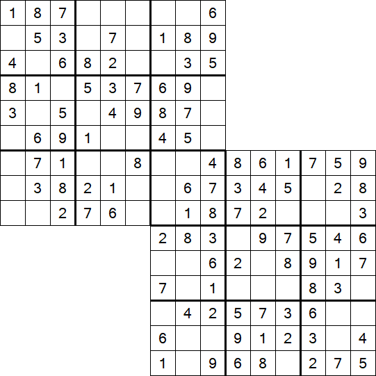 Twodoku - Easy