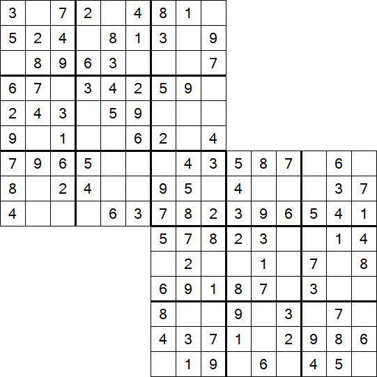 Twodoku - Easy