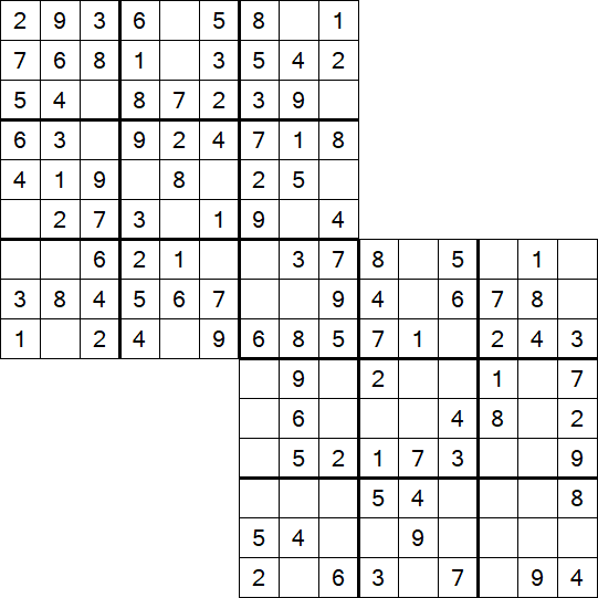 Twodoku - Easy