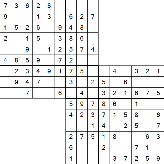 Twodoku - Easy